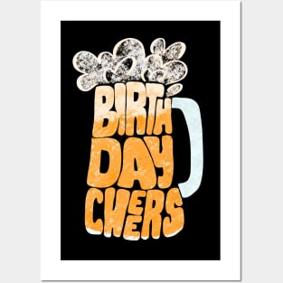 Birthday Cheers Beer Stein Posters and Art